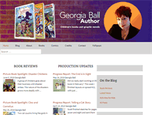 Tablet Screenshot of georgiaballauthor.com